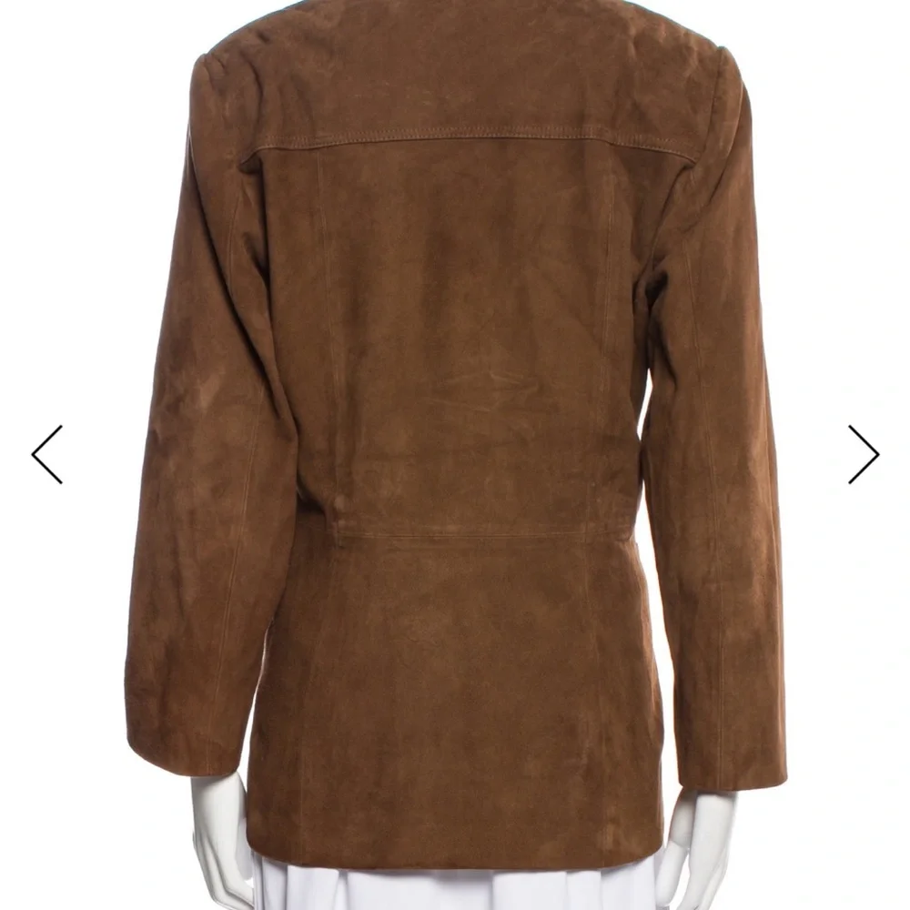 Kobi Halperin Rich Brown Suede Blazer - Picture 3 of 3